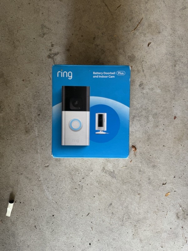 Ring Battery Doorbell and Indoor Cam BRAND NEW! Sealed Box Shipping Ready!