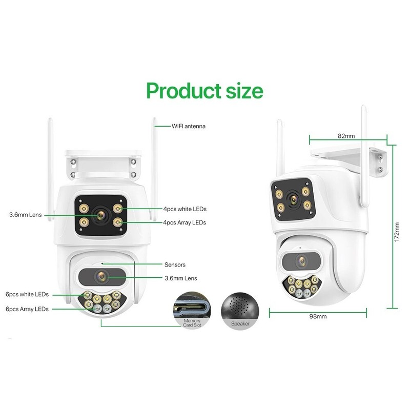 8MP Dual Lens Ptz Outdoor Wi-Fi Camera gallery