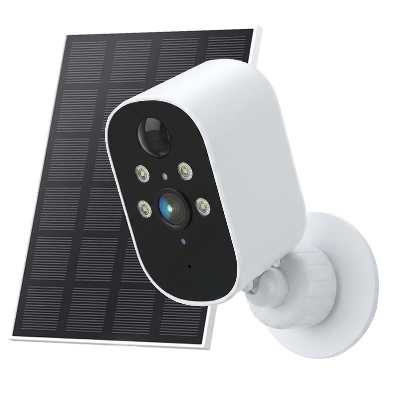 Solar Battery Powered Wireless WiFi Home Security Camera System Outdoor Monitor