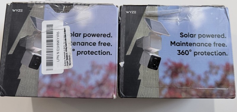 Wyze Solar Cam Pan 2 Pack 2K Battery Security Cameras w/ Solar Panels New gallery