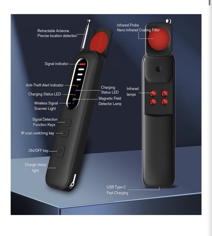 Hidden Camera Detectors, High Accuracy Camera Detector with Strong Anti-interfer gallery