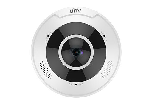 UNV 12MP IP67 NDAA 2-Way Audio HD Fisheye Fixed Dome Uniview Security Camera gallery