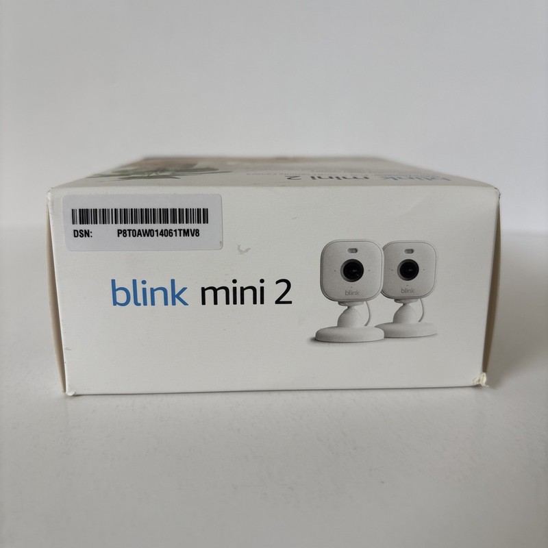 Blink Mini 2 Security Camera, HD Night View, Spotlight, 2-Way Audio, 2-Pack NEW gallery