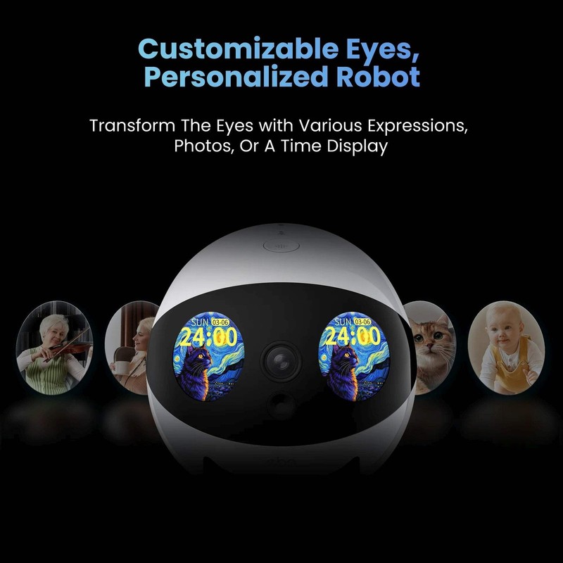Enabot EBO Air 2 Plus Companion Robot, AI-Powered Smart Security Camera gallery