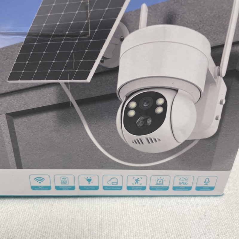 4G LTE Solar Security Camera, Wireless Outdoor with 360° Views Motion Detection gallery