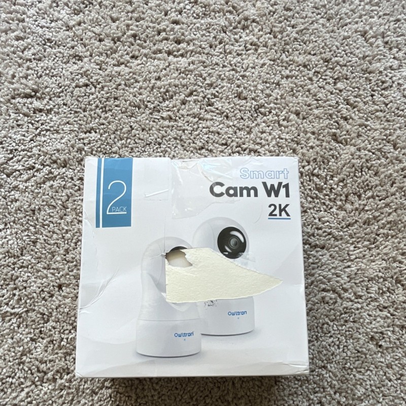 Oultroni Cam W1 2K Wi-Fi Indoor Security Cameras 2-Pack Night Vision