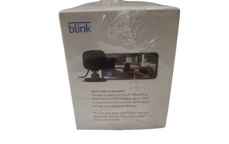 Blink Mini Indoor Plug In HD Smart Security Camera Black BCM00300UB Sealed gallery