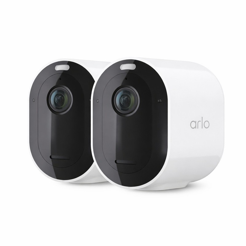 Arlo Pro 5S VMC4260P Camera, 2-Pack, White – Certified Refurbished
