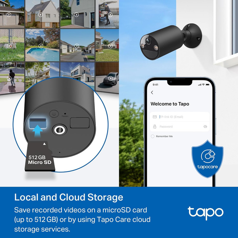 Tapo by Tp-Link Wireless Outdoor Security Camera, 1080P, up to 180 Days Battery gallery