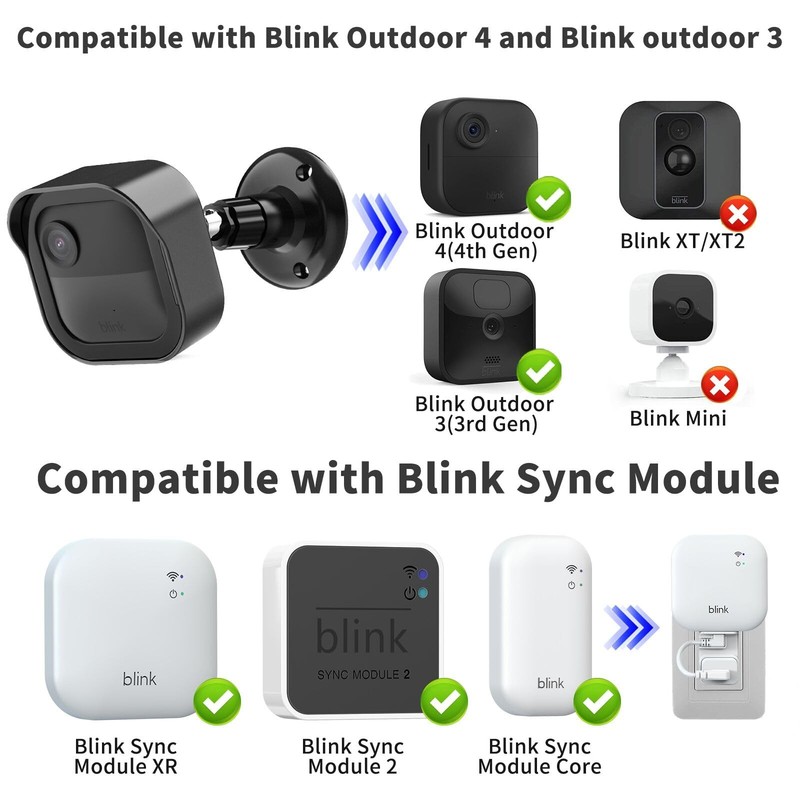 All-New Blink Outdoor Housing and Mounting Bracket (4th Gen and 3rd Gen), 3 P... gallery