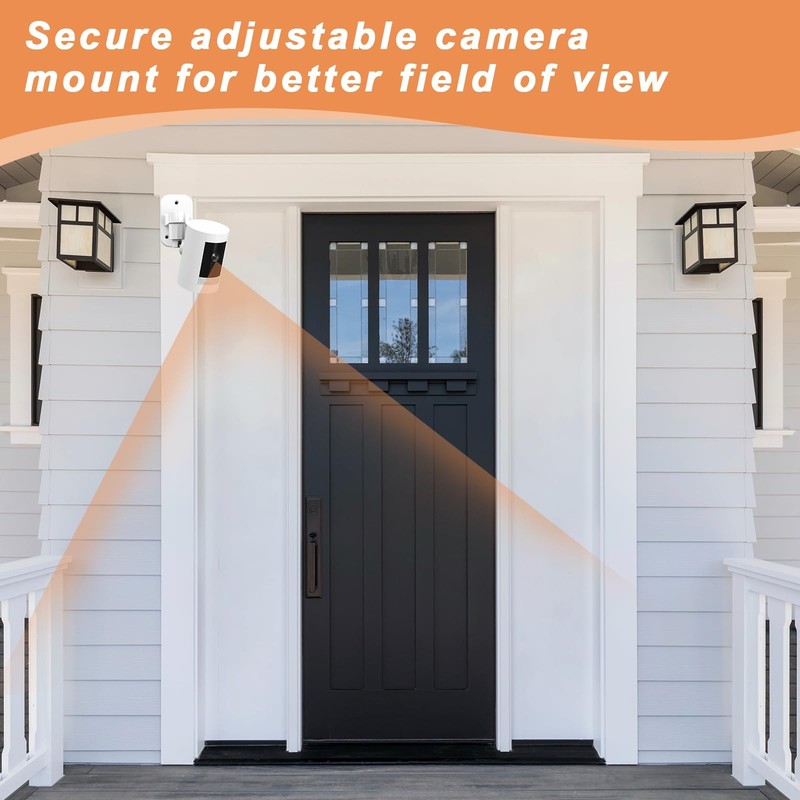 2Pack Ring Camera Wall Mount,Compatible with Ring Outdoor Cam Plus/Stick Up Cam gallery