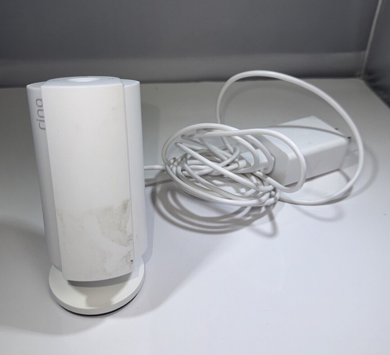 Ring Indoor Cam /1080p Wired HD Wi-Fi Security Camera 5F72E9 White gallery