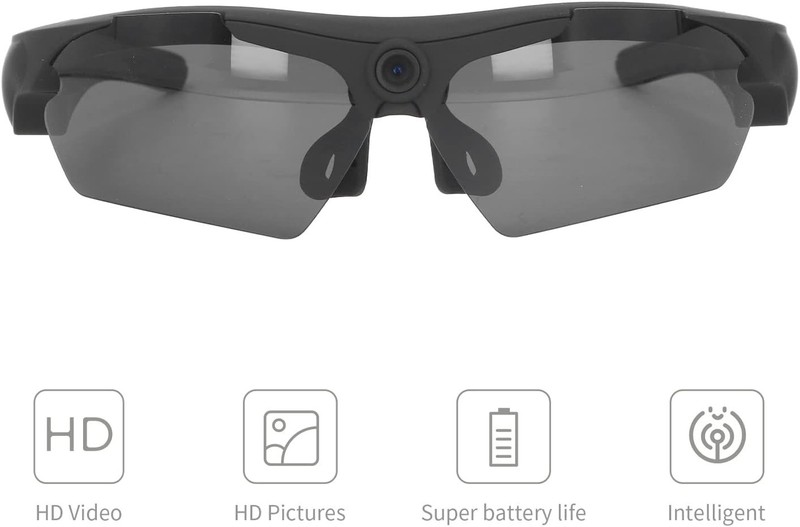Camera Wearable Video Recording Glasses 1080P - Outdoor Sports Camera Glasses wi gallery