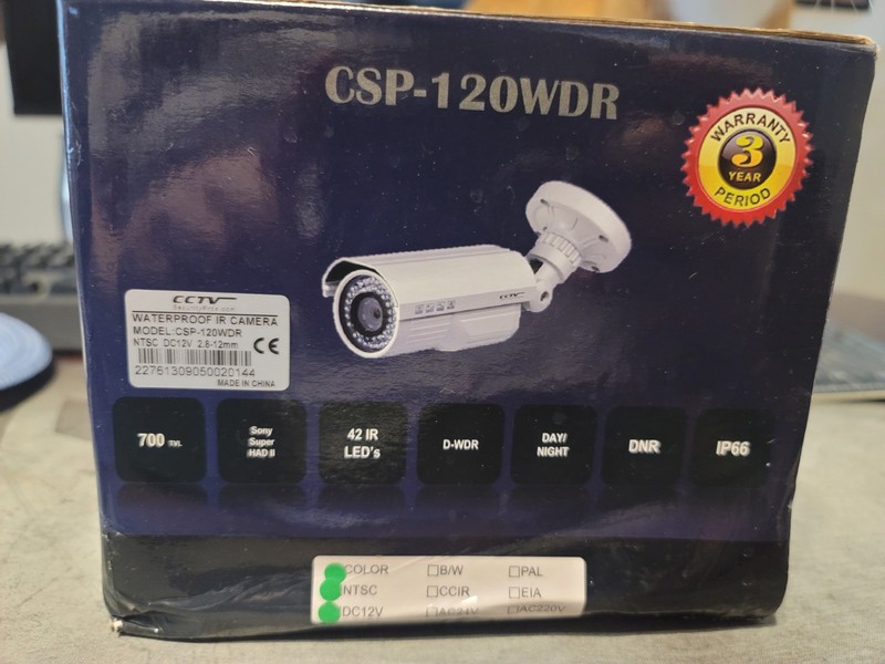 Sony Super HAD CCD II Camera Model Csp-120wdr gallery