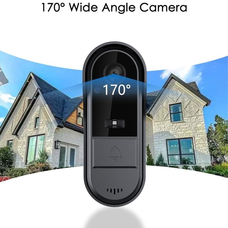 Doorbell Camera Wireless No Subscription with Monitor for Home/Apartment, Tim... gallery