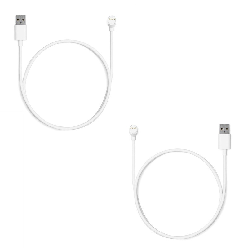 2 Pack Google Nest Cam Charge Cable – Replacement Cable for Nest Cam (3 ft) Snow