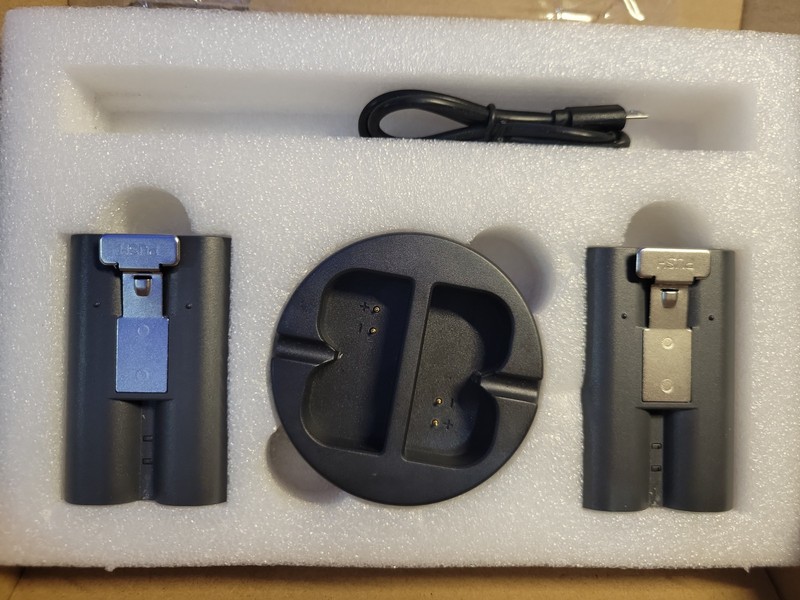 2 Pack 7200mAh Rechargeable Battery and Charger Station for Ring Doorbell 2/3/4