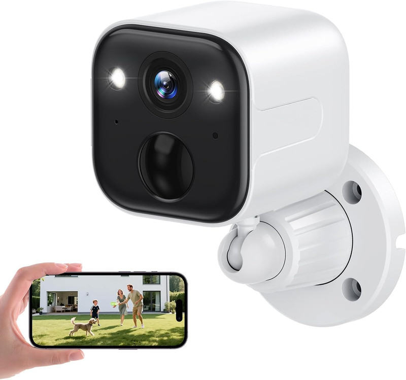 Security Cameras Wireless Outdoor, Battery Powered Wifi Camera for Home Security gallery
