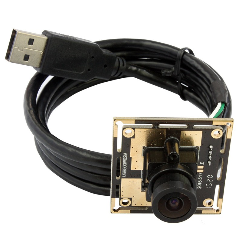 ELP USB Camera Module w/ 2.1mm Wide Angle Lens 5MP Hd Mini Webcam 15fps/30fps gallery