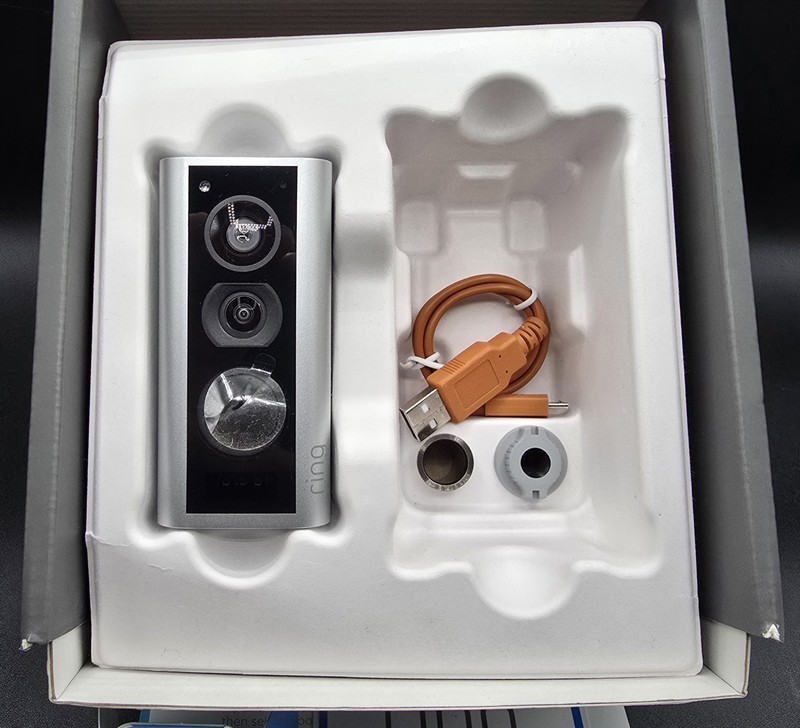 Ring Door View Peephole Camera And Doorbell Battery Operated New Open Box Wi-Fi gallery