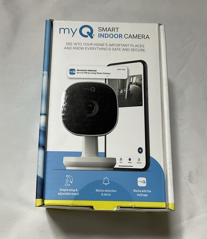 New SealedChamberlain myQ Smart Indoor Home Camera MYQ-C13AXXW Full HD 1080p G11 gallery