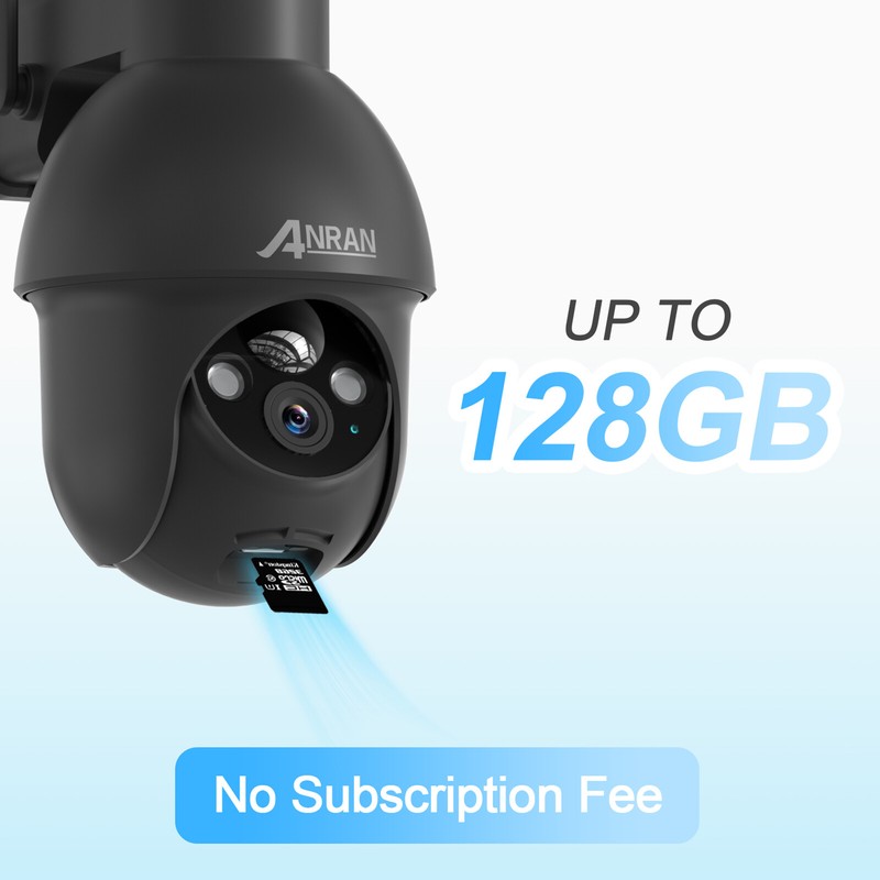 ANRAN Outdoor Solar Wireless 5MP Security Camera Wifi 2 Way Audio Battery IP66 gallery