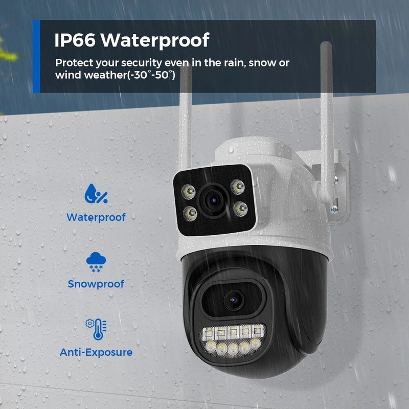8MP Audio WiFi IP Camera Outdoor 8CH Mini NVR CCTV Security Night Vision Videos gallery
