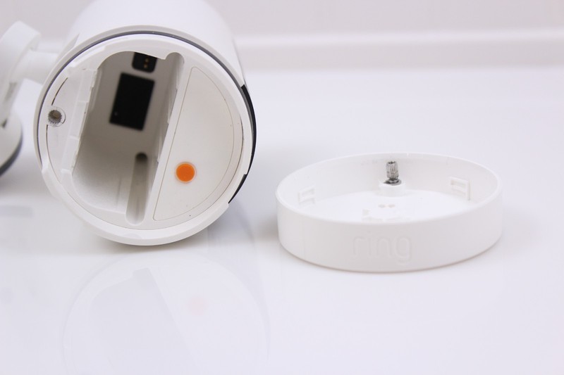 Ring Outdoor Cam Plus Battery Security Camera White w Battery & Mount 5CCEA8 gallery