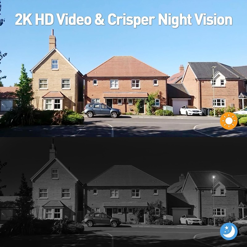 Doorbell Camera Wireless No Subscription, 2K Video Doorbell with Chime, 2-way... gallery