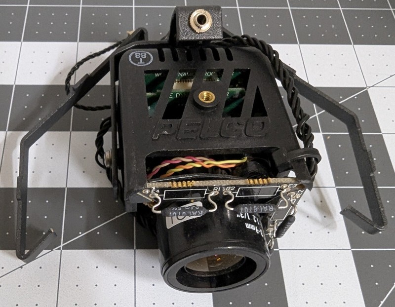 SIX Used Pelco Cameras with outer mounting hardware, ICS-CW-V39 3.0-9.0mm camera gallery