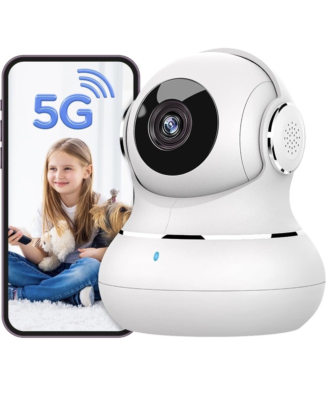 Litocam 5MP WiFi Smart Camera ~ 5G Dual Band WiFi ~ Brand New In Sealed Box gallery