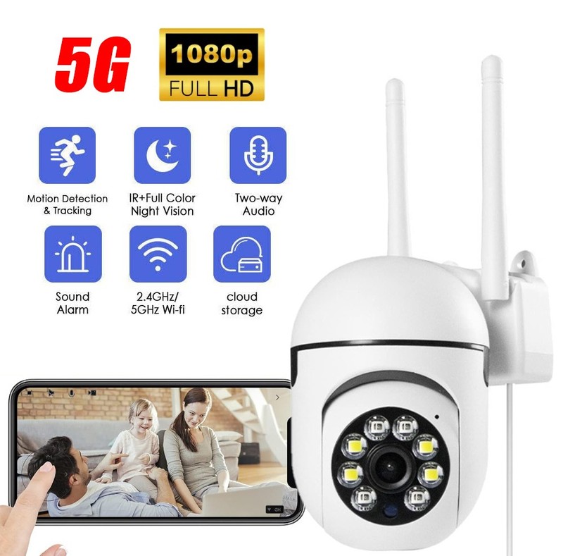 1-4PCS 1080P Wifi Wireless 5G Home Security IP Camera System Smart Night Vision