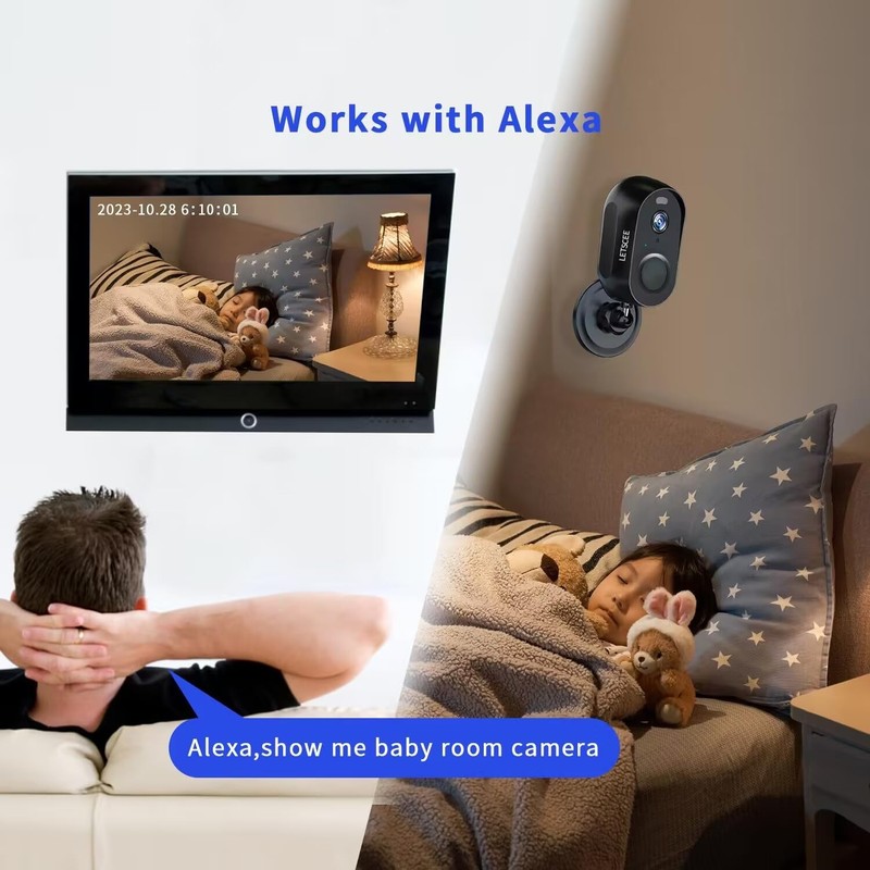 Cameras for Home Outdoor Indoor,Cameras Wireless Outdoor Battery Rechargeable... gallery