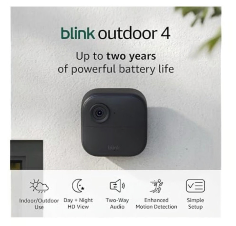 Blink Outdoor 4 (2-Cam) Wireless HD Kit – Batteries Removed for Shipping gallery