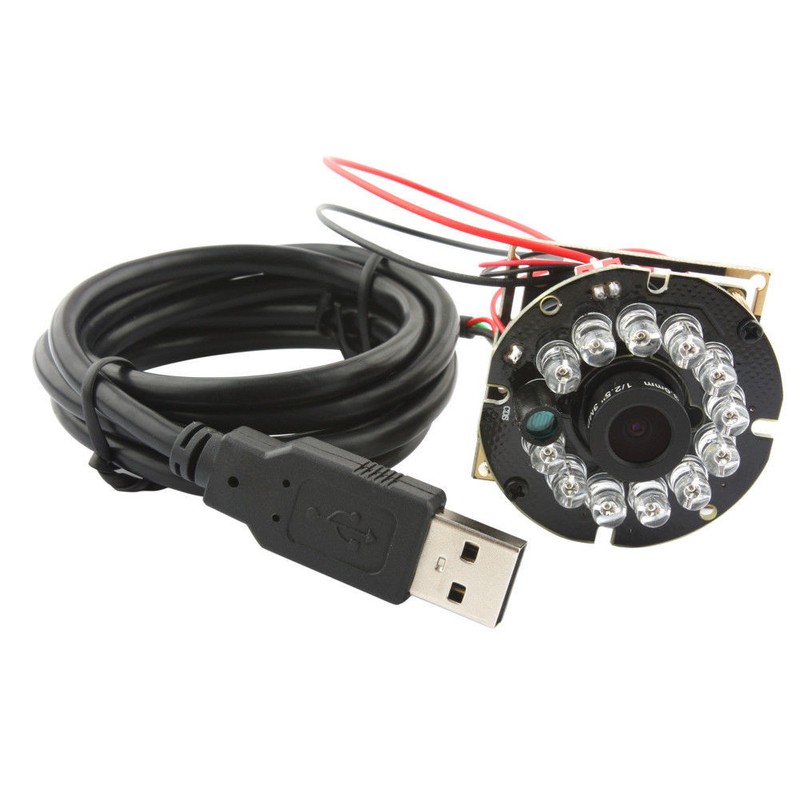 Night Vision USB Camera Module 2.1mm Lens Webcamera HD 2MP Webcam 1080P IR LEDS