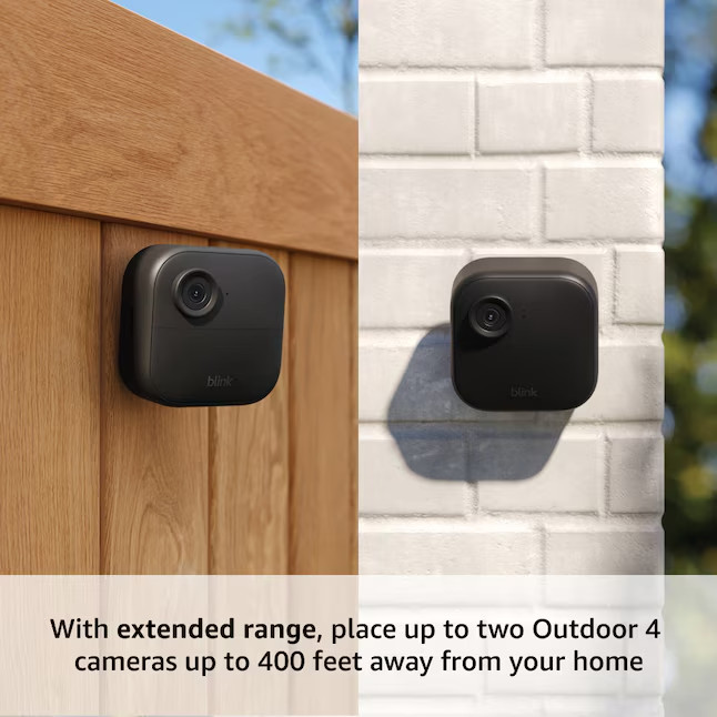 Blink Outdoor 4 XR 4-Camera Smart Security System Battery Powered *NEW SEALED* gallery