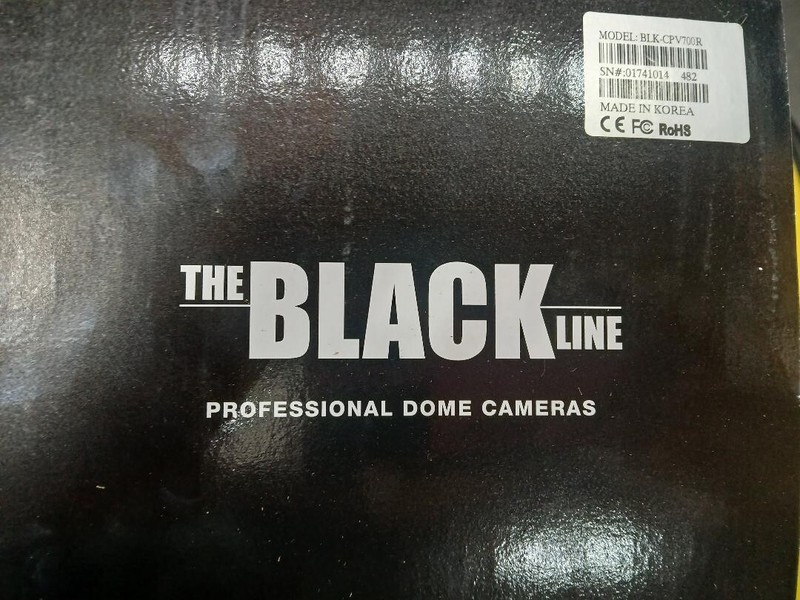The Black Line High Performance Vandleproof IR Dome Camera