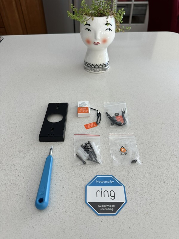 Installation Kit For Ring Door Camera. Only Kit.