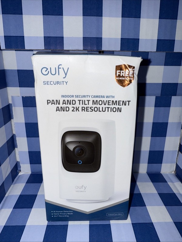 Eufy Wi-Fi Pan and Tilt Mini Indoor Security Camera T8414 – WHITE