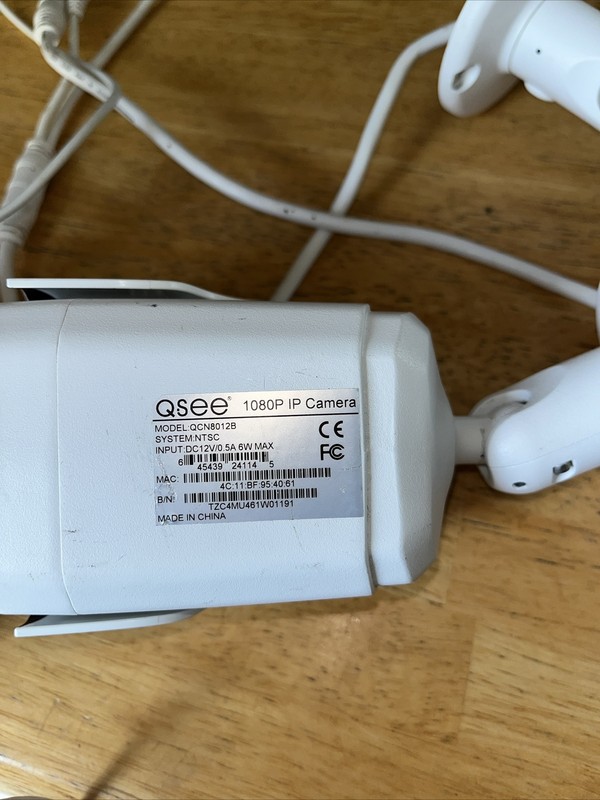 Q-See QCN8026B IP 4MP 1080p Color Bullet Security / Surveillance POE Camera gallery