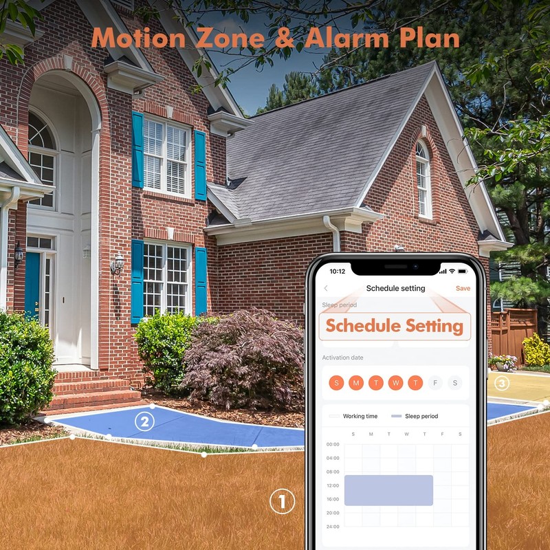 Dzees Upgrade Solar Camera Security Outdoor Wireless, Wireless Outdoor Securi... gallery