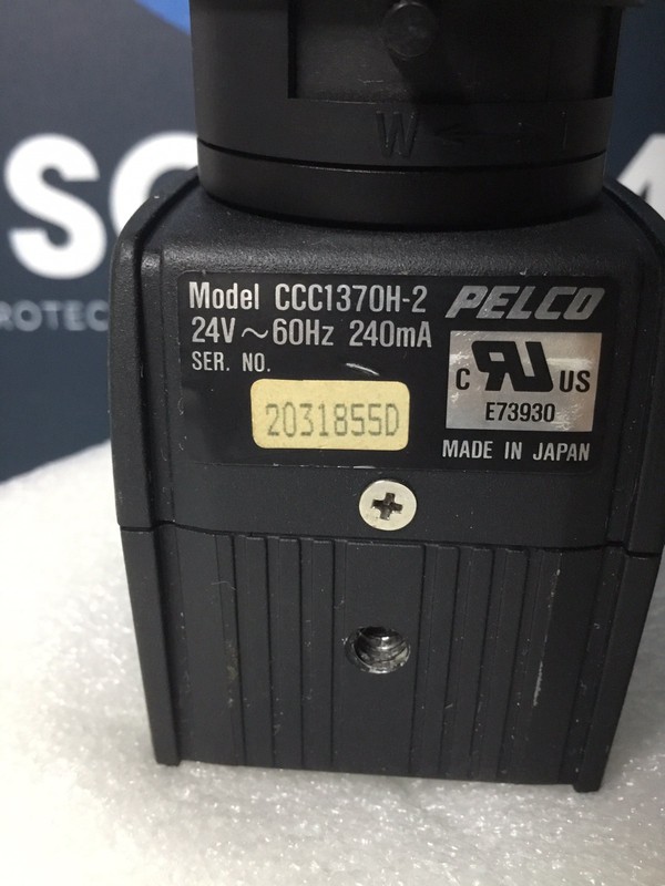 PELCO CCC1370H-2 Security Color Camera 2.8-12mm Manual Iris Lens 480TVL TESTED! gallery