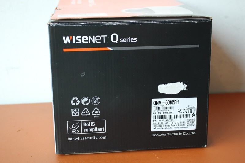 Wisenet Q Series QNV-6082R1 2MP Outdoor Dome Security Camera - White gallery