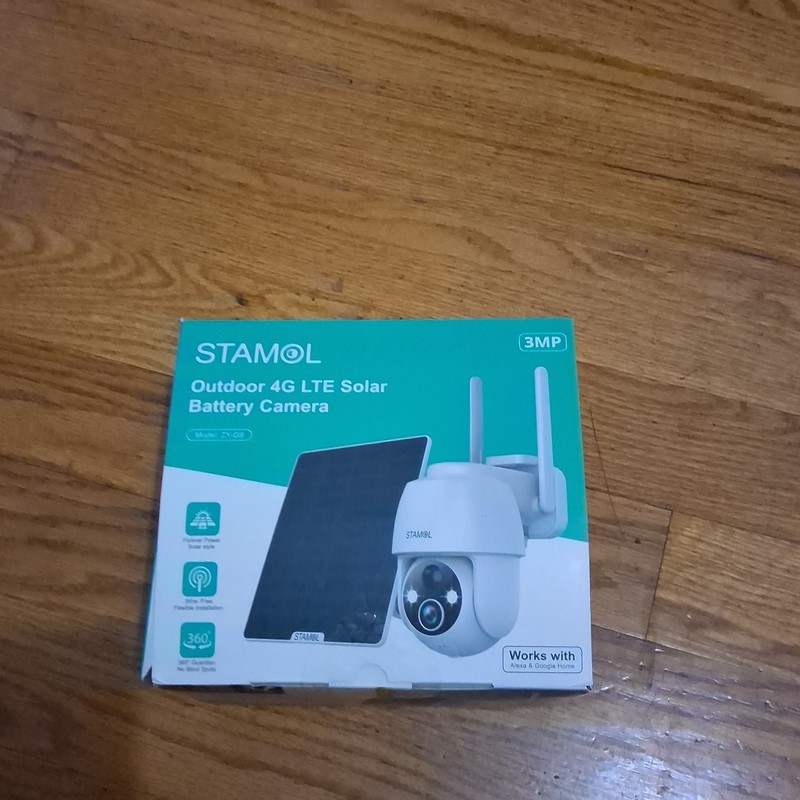 STAMOL Outdoor 4G LTE Wireless Solar Battery 3MP Surveillance Camera 2V-03 gallery