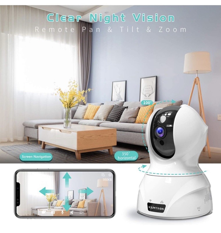 1080P WiFi IP Home Camera, Tovendor 022-002 Wireless Security System gallery