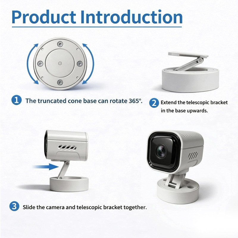 Upgraded 1080P Mini Camera, Wireless Indoor Security Camera for Home Office P... gallery