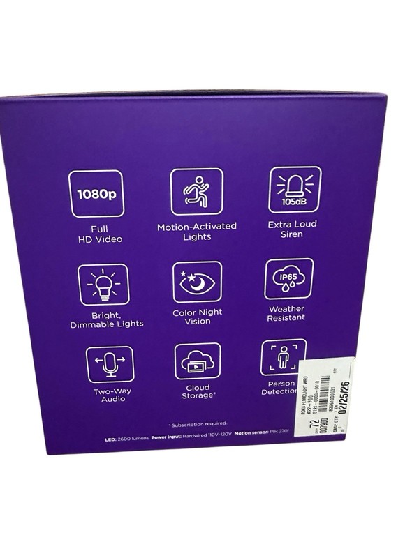 Roku Smart Home Floodlight Camera SE Wi-Fi Connected, Wired Surveillance Camera gallery