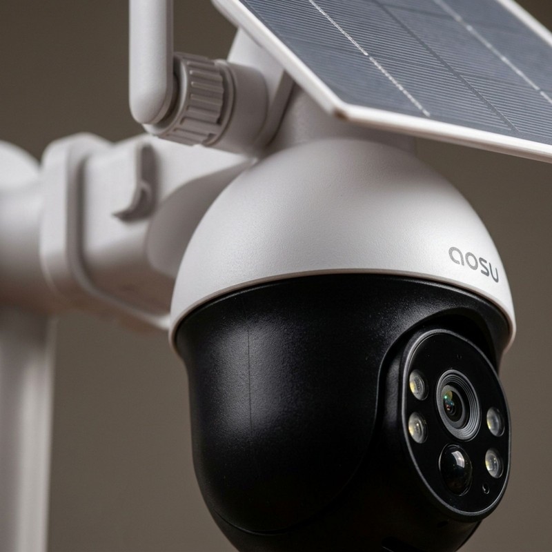 Aosu Solar-Powered Wireless Security Camera SolarCam D1 SE WiFi Outdoor Cable gallery