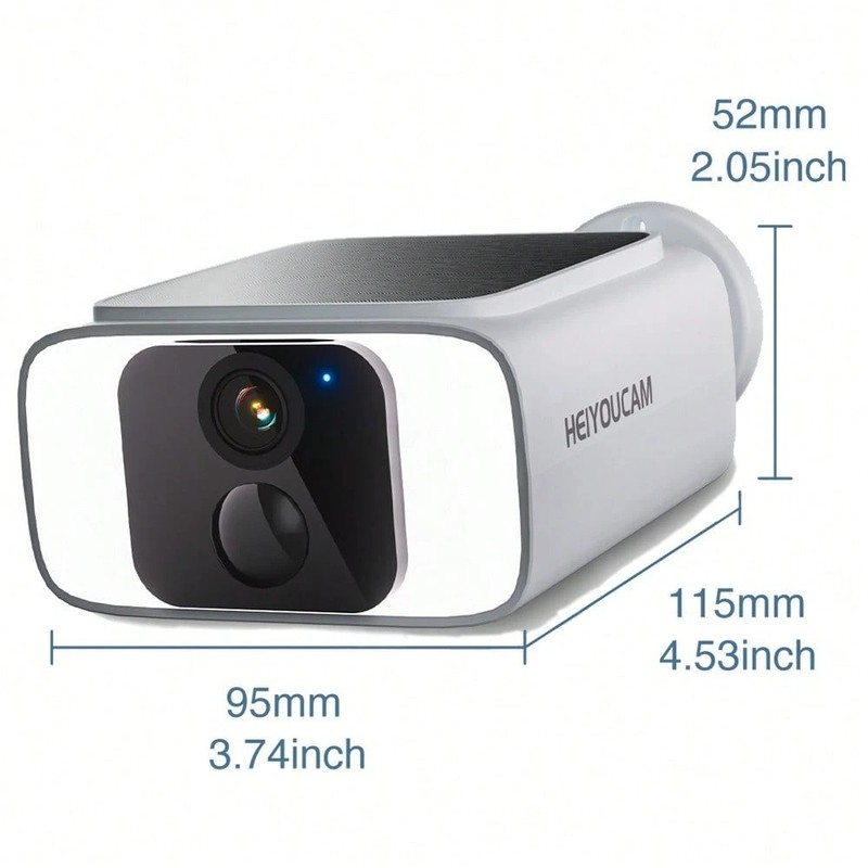 2K Solar Security Camera Wireless WiFi Color Night Vision 2 Way Audio IP65 gallery