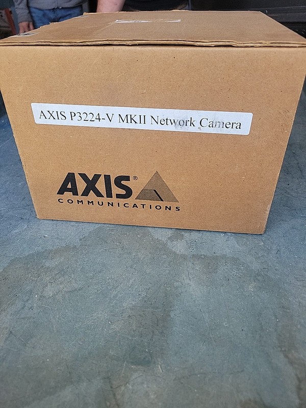 Axis P3224-V Mk II Indoor/Outdoor Netowork Security Camera System – White, Pack